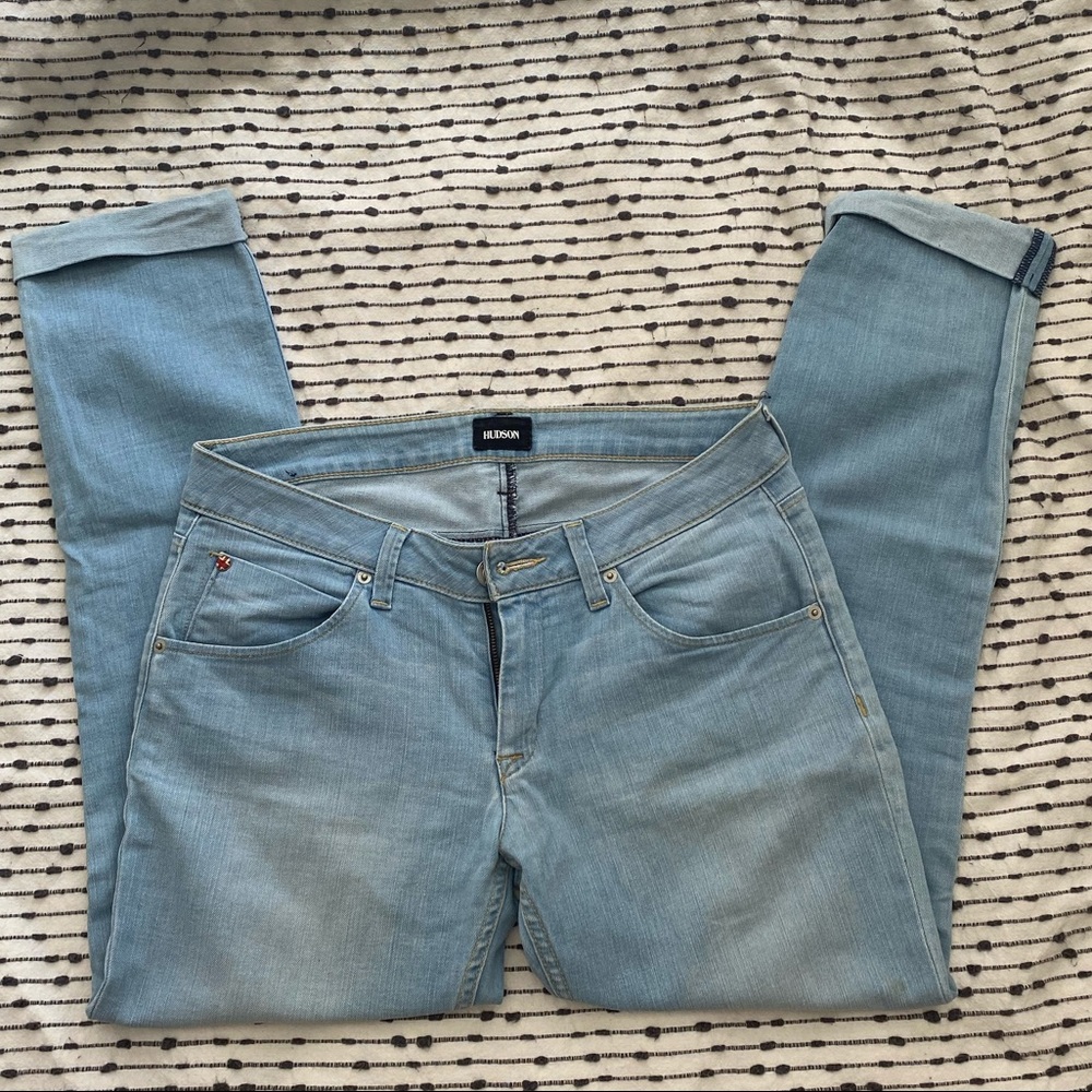 Hudson ankle light wash jeans
